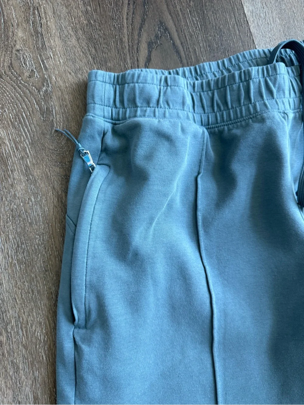 Old Navy Wide Leg Drawstring Sweatpants in Dusty Teal Size Large
